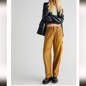 Brand new free people linen utility pants